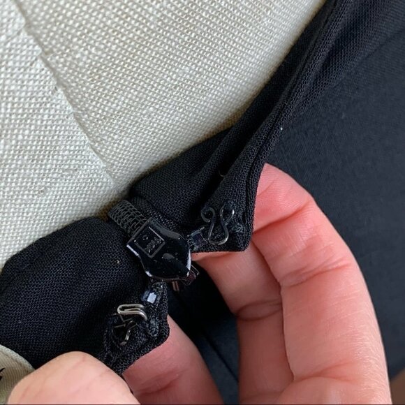 Eddie Bauer womens skirt size 14 black 41% wool  long modest vintage 90s Y2k - Picture 7 of 11